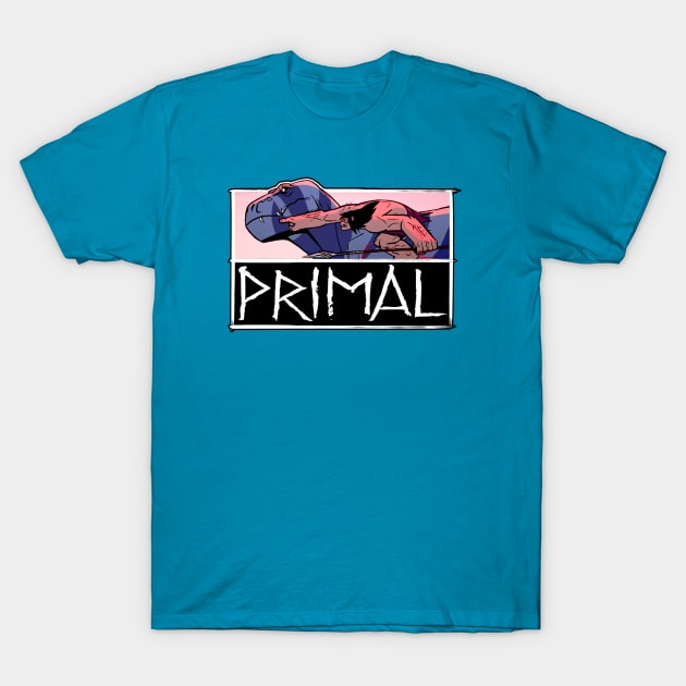 Primal (Alt Print) T-Shirt by Nerdology